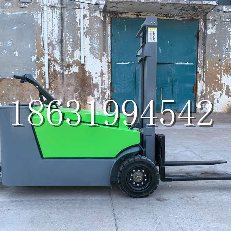 盘山县小型电动叉车1吨2吨步行站驾式电瓶堆高充电装卸车液压升降车铲车